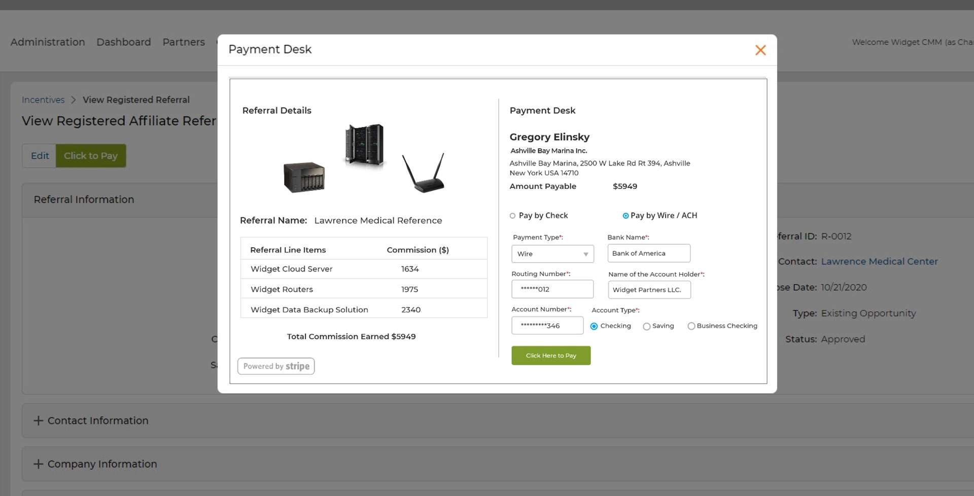 Commission Payout Management