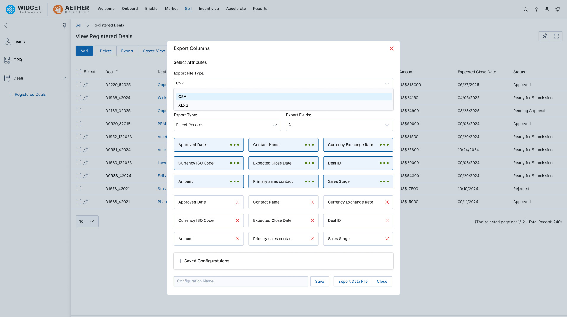 Deals Registration Deal Details