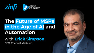 Next-Gen PartnerOps Video Podcast featuring Erick Simpson – The Future of Managed Service Providers in the Age of AI and Automation