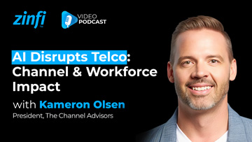 Next-Gen PartnerOps Video Podcast featuring Kameron Olsen – AI Disrupts Telecom Channel and Workforce Impact