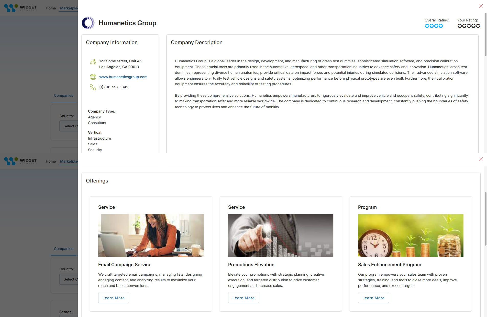 Partner Profile Management