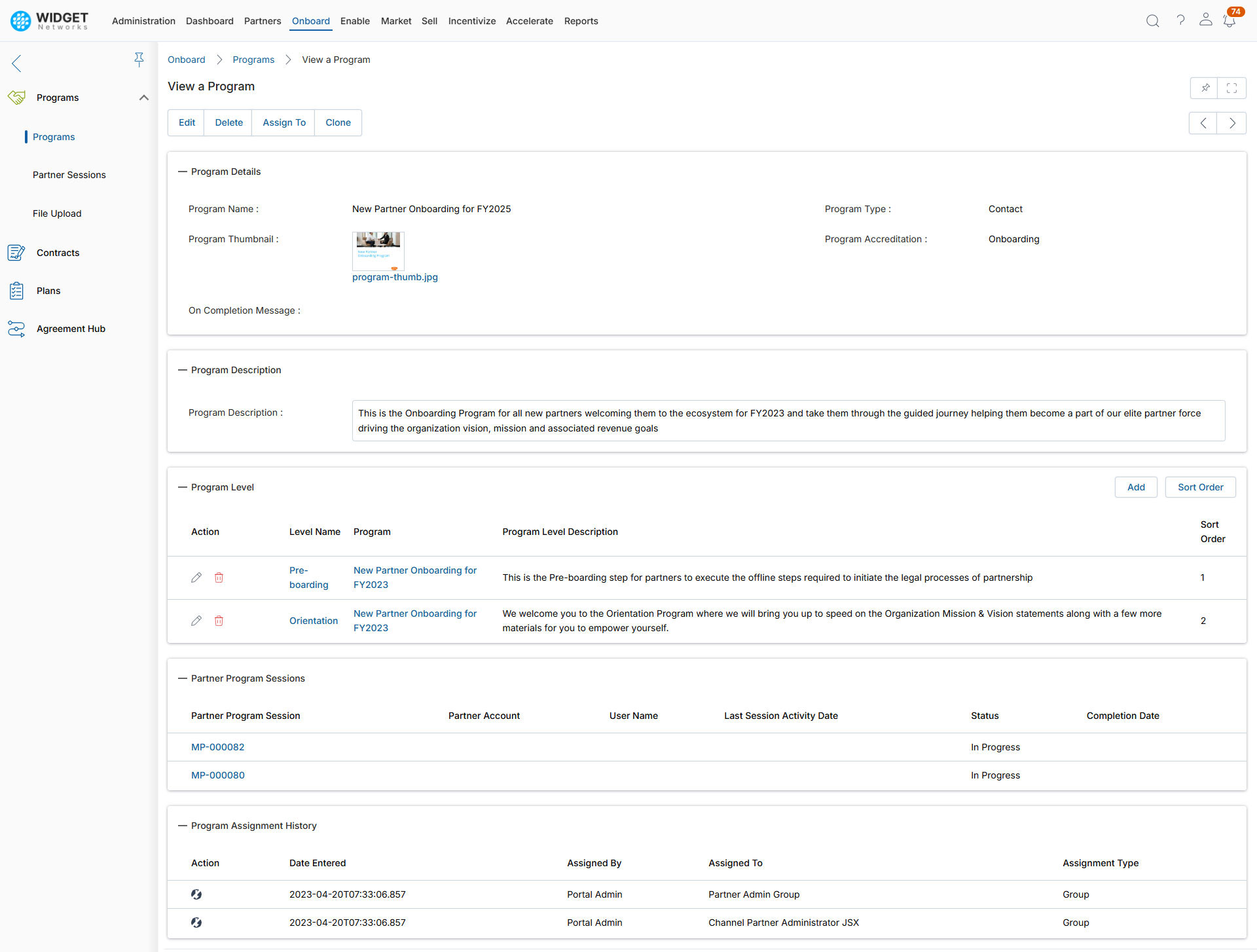 Partner Programs Management Onboarding